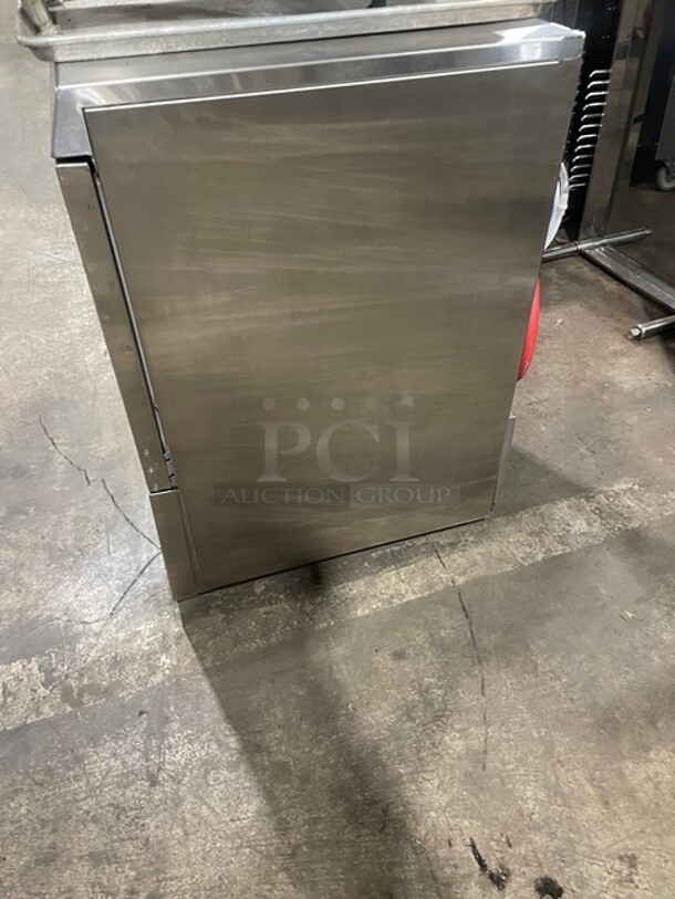WOW! Hobart New Body Style Commercial Undercounter Dishwasher! All Stainless Steel! With Peg Rack! On Casters! 120V 1PH! Model: LXEC SN: 231185021!  - Image 3 of 9