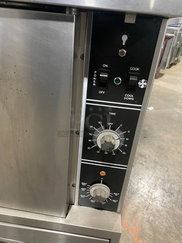 Garland Commercial Natural Gas Powered Double Deck Convection Oven! Metal Oven Racks! All Stainless Steel! 2x Your Bid Makes One Unit! - Image 7 of 10