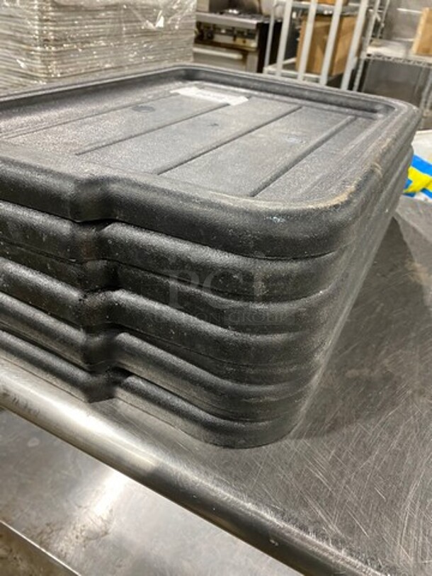 Winco Black Poly Container Lids! 8x Your Bid! - Image 2 of 5