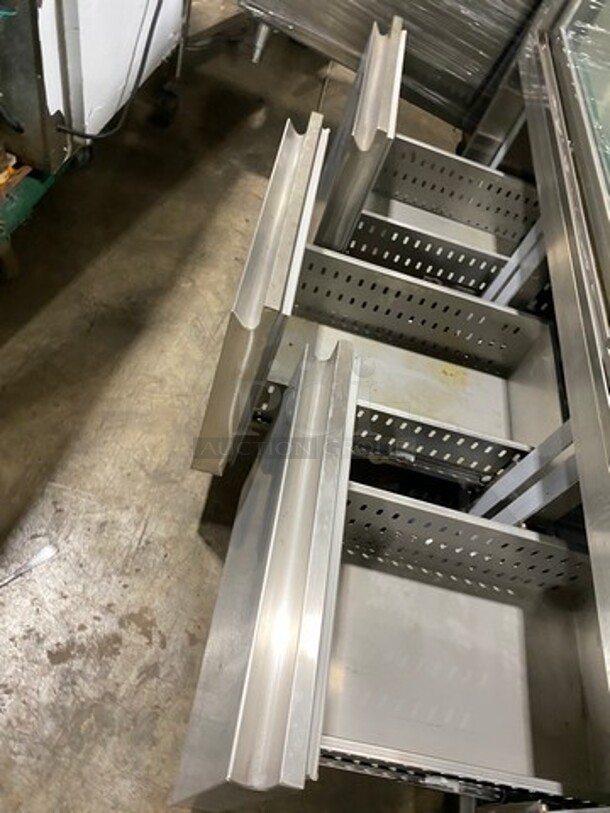 Commercial Refrigerated Deli/Bakery Display Case Merchandiser! With Curved Front Glass! With Rear Access Doors! Stainless Steel! - Image 8 of 10