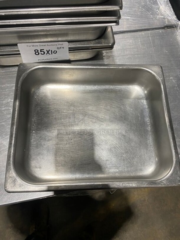 Assorted Size Commercial Steam Table/ Prep Table Food Pans! All Stainless Steel! 10x Your Bid! - Image 7 of 7