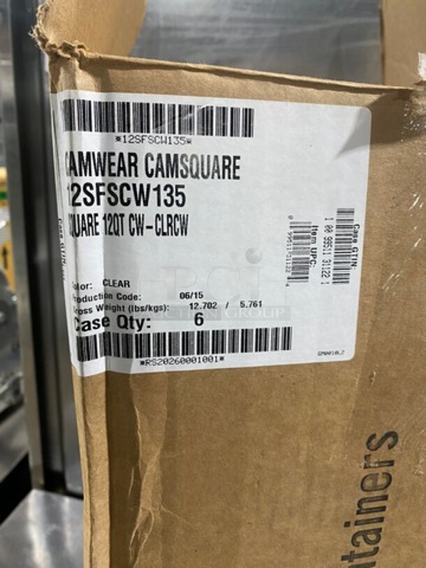 NEW! IN THE BOX! Cambro 12Qt Clear Poly Food Containers! - Image 3 of 8
