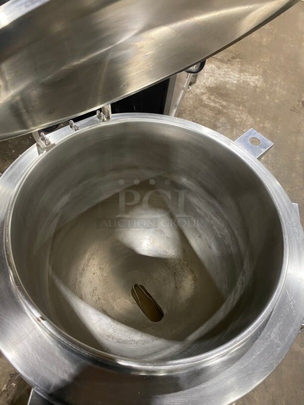 Amazing! 2014 Groen Commercial Electric Powered Jacketed Soup Kettle! All Stainless Steel! On Legs! Model: EE20 SN:94186 208V 3PH! Working When Removed!  - Image 5 of 10