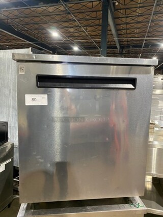 Delfield Commercial Single Door Lowboy/Worktop Cooler! All Stainless Steel! Model: 406STAR2 SN: 1305152001453 115V 60HZ 1 Phase