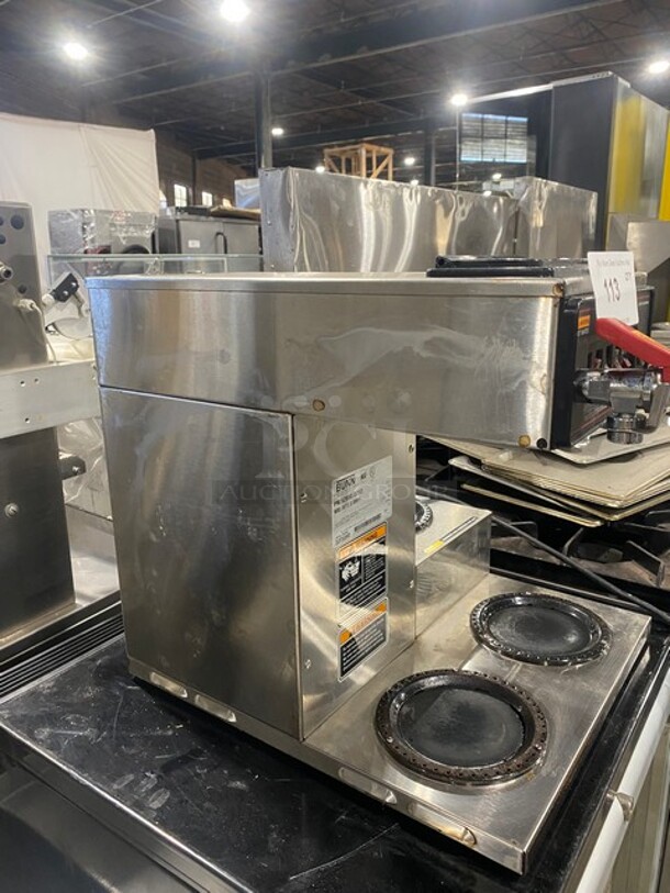 Bunn Commercial Countertop Coffee Brewing Machine! With 3 Pot Warming Stations! With Hot Water Dispenser! All Stainless Steel! Model CWTF15 Serial CWTF345097! 120V 1Phase! - Image 2 of 8