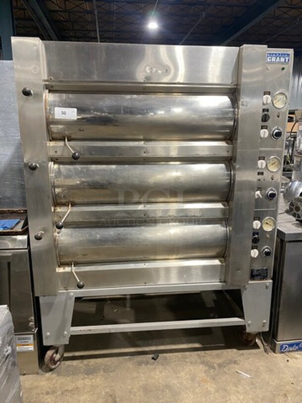 WOW! Elektro Grant Commercial Electric Powered Baking/ Pizza Oven! All Stainless Steel! On Casters! Model: GP32HHH SN: 3310 208/220V 3 Phase - Image 1 of 12
