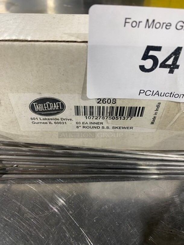 NEW! IN THE BOX! Table Craft Stainless Steel! 8" Skewer! - Image 4 of 4