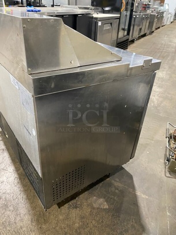 Kelvinator Commercial Refrigerated Sandwich Prep Table! With 2 Door Underneath Storage Space! Poly Coated Racks! All Stainless Steel! On Casters! Model: KCST4812 115V 60HZ 1 Phase - Image 4 of 10