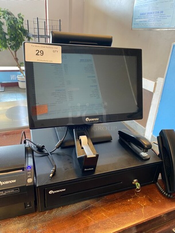 WOW! ALL ONE MONEY! Posnow POS System! SOME ITEMS MAY NOT BE INCLUDED! WORKING WHEN REMOVED! - Image 3 of 7