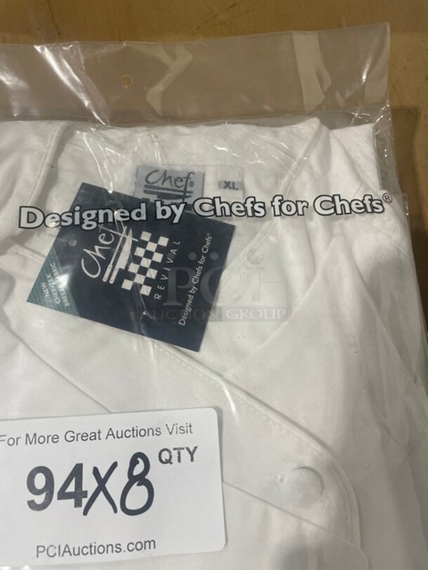Chef Revival Chef Coat! Size Xl! 8x Your Bid! - Image 3 of 7