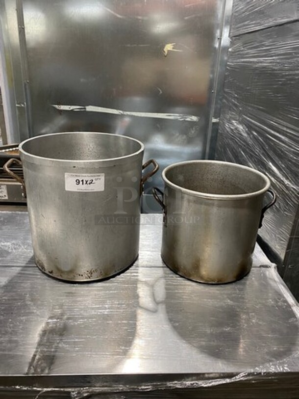 Assorted Stock Pots! With Side Handles! 2x Your Bid! - Image 3 of 9