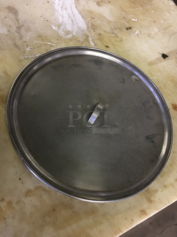 ALL ONE MONEY! Various Stock Pot Lids! Aluminum And Stainless Steel! - Image 4 of 4