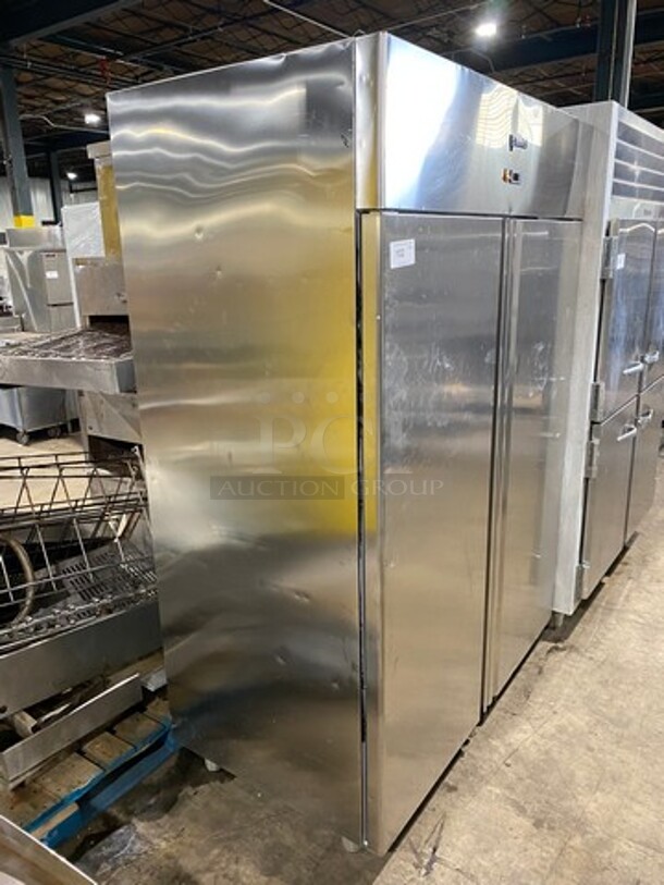 Custom Cool Commercial 2 Door Reach In Cooler! All Stainless Steel! On Legs! Model: RIR2SC SN: J1602436 115V 60HZ 1 Phase - Image 2 of 10