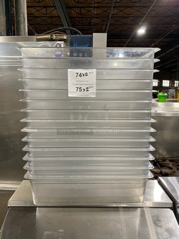 Cambro Clear Poly Food Pan! 1/1x6