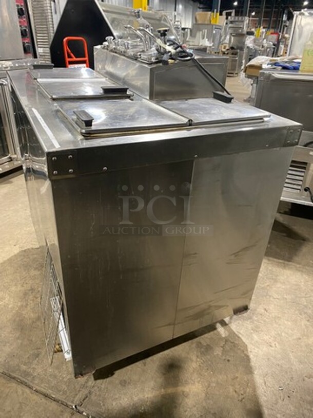 Master Bilt Commercial Ice Cream Dipping Cabinet/ Dessert Station! With Topping Rail! All Stainless Steel! Model: FLR60SE 115/208/230V - Image 2 of 11