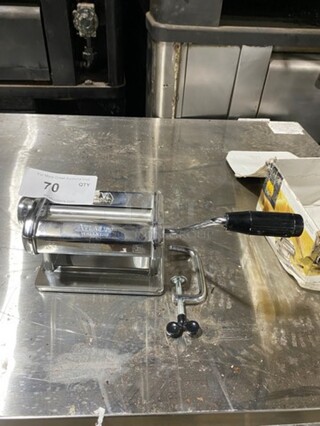 Marcato Commercial Countertop Manual Pasta Machine! Model: ATLAS150