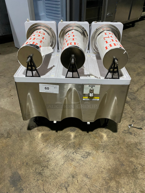 NEW! NEVER USED! Bunn Commercial Countertop Slush Machine Base! All Stainless Steel! On Small Legs! Model: CDS3 SN: CDS0037235 120V 60HZ 1 Phase