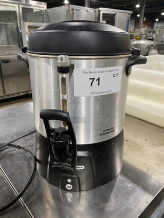 Protor Silex Countertop Coffee Urn! Model: 45040R SN: E4091BV