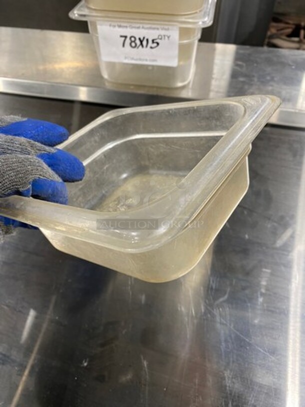 Cambro Clear Poly Food Containers! 15x Your Bid! - Image 6 of 9