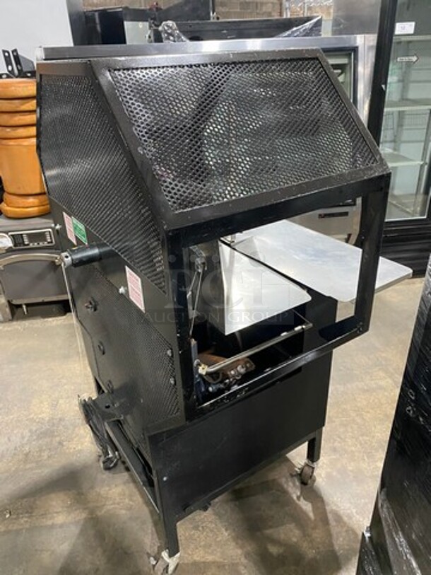 GREAT FIND! Bunn Commercial Electric Powered Package Tying Machine! Stainless Steel! On Casters! Model: 1691 SN: 88937 - Image 4 of 9