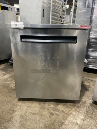 Delfield Commercial Single Door Lowboy/Worktop Cooler! All Stainless Steel! Model: 406STAR2 SN: 1205152000463 115V 60HZ 1 Phase