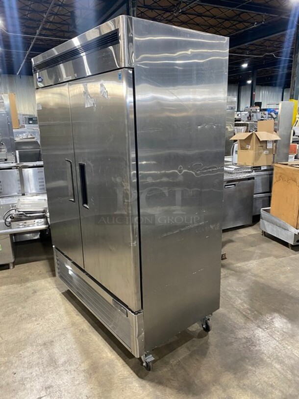 Atosa 2018 All Stainless Steel 2 Door Reach-in Vertical Freezer!! MODEL: MBF8503GR! 115V 1PH! On Casters!
 - Image 2 of 8