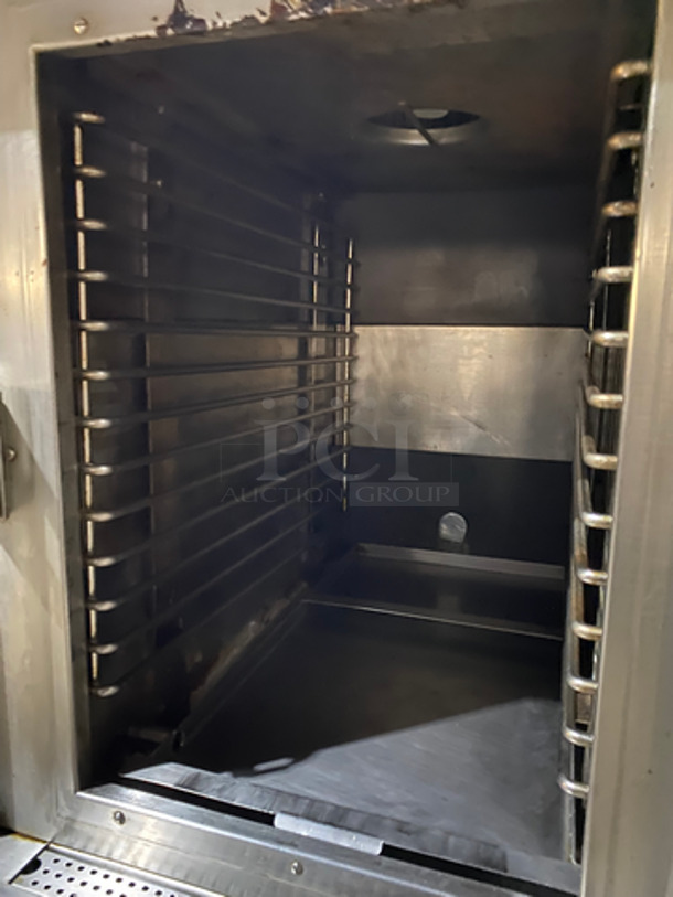 2011 Stellar Steam Natural Gas Powered Steam Cabinet! With Open Storage Space Underneath! All Stainless Steel! On Legs! Model: SIRIUS 120V - Image 5 of 9