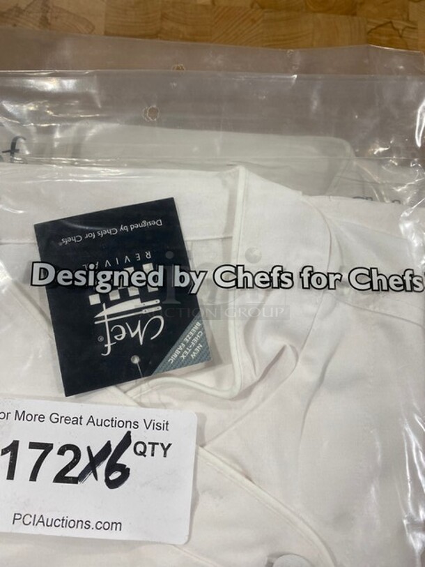 NEW! Chef Revival Corporate Chefs Jacket! Size Large! 6x Your Bid! - Image 4 of 5
