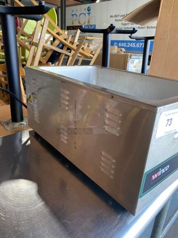 Winco Commercial Countertop Single Well Food Warmer! All Stainless Steel! Model: FWS600 SN: FWS60010014895 120V - Image 2 of 8