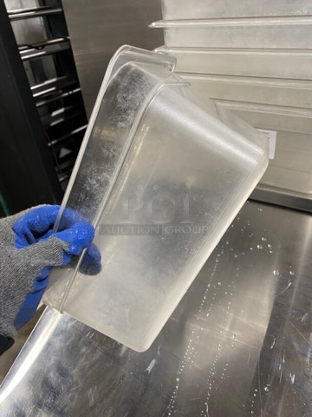 Cambro Clear Poly 1/3x6" Food Containers! 7x Your Bid! - Image 8 of 8