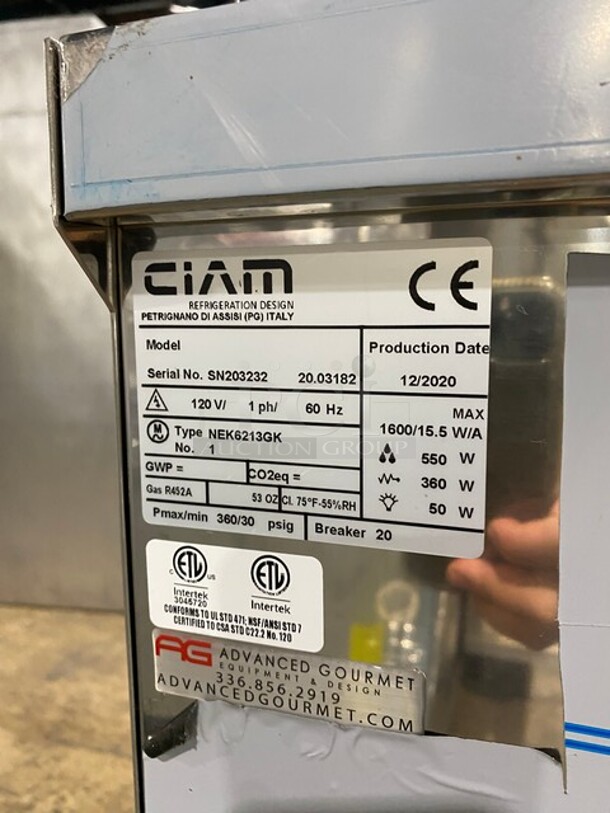 NEW 2020 Ciam Refrigerated Deli Display Case! SN:SN203232 120V 1PH - Image 5 of 7