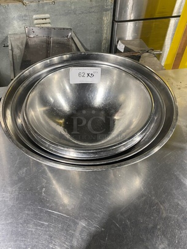 Stainless Steel Mixing Bowl! 5x Your Bid! - Image 1 of 9