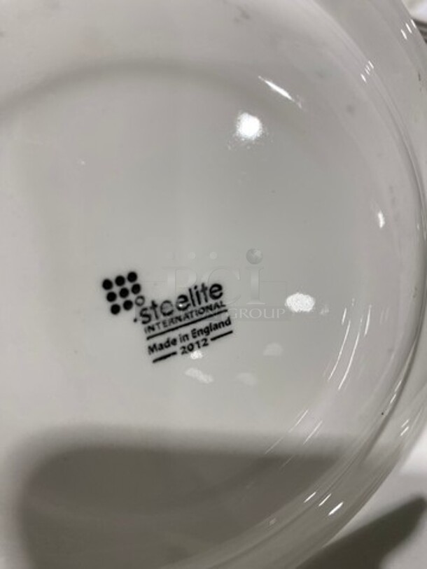 ALL ONE MONEY! Small White Dessert Plates! - Image 5 of 5