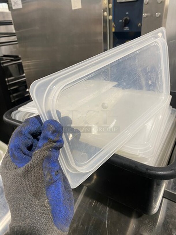 ALL ONE MONEY! Cambro Clear Poly Food Container Lids! - Image 4 of 7