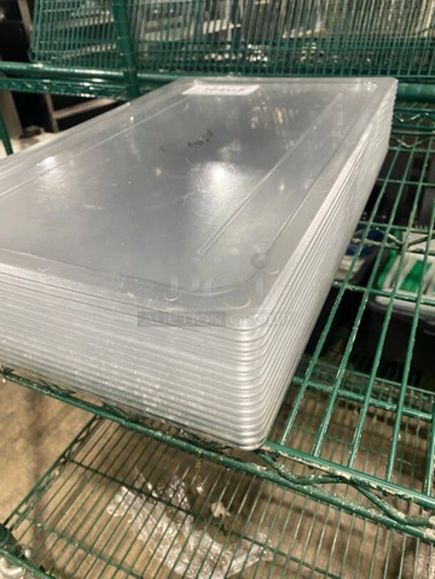 ALL ONE MONEY! Cambro Clear Poly Food Container Lids! 15x Your Bid! - Image 2 of 6