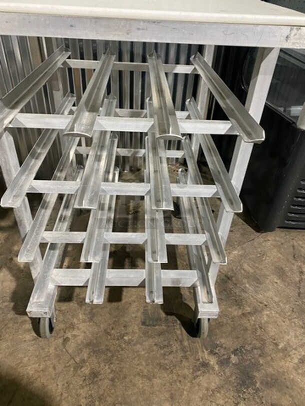 Commercial Speed Rack! With Can Opener On Top! On Casters! - Image 7 of 8