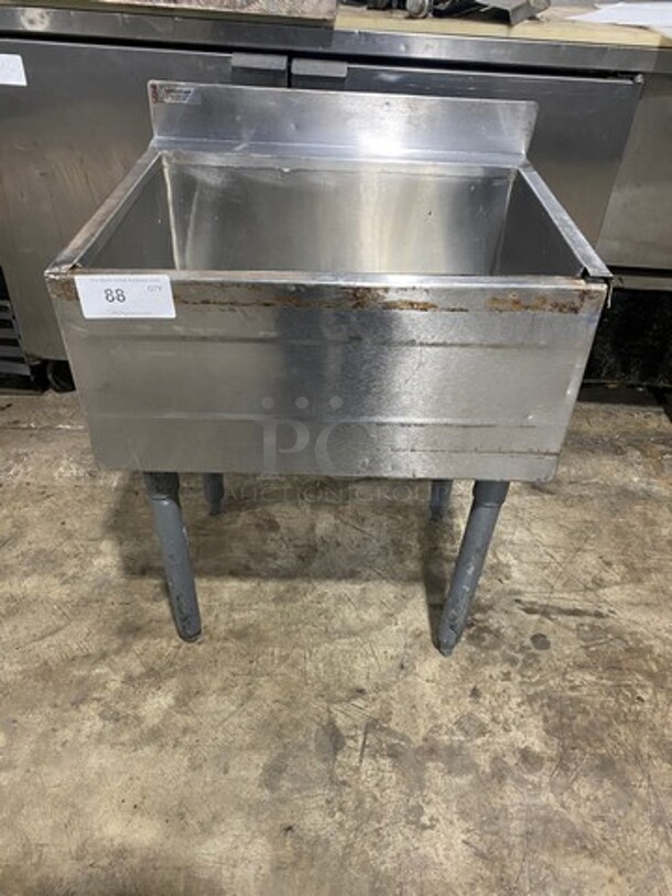 All Stainless Steel Ice Bin! On Legs! - Image 1 of 7