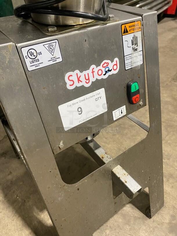 SUPER! 2021 Skyfood Commercial Floor Style Food Blender! All Stainless Steel! Model LAR15LMB Serial 657581000179! 115V! WORKING WHEN REMOVED! - Image 6 of 8