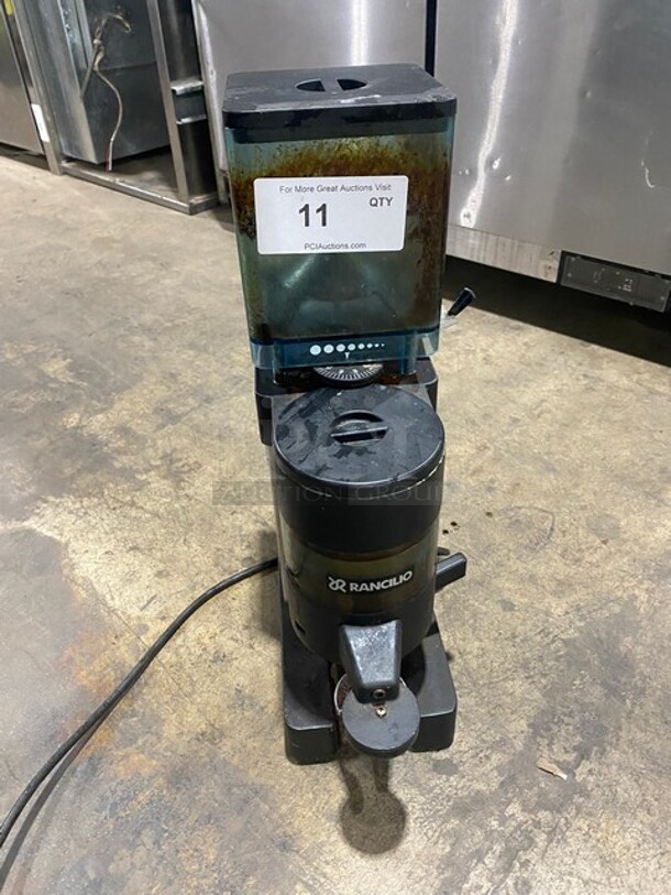 NICE! Rancilio Commercial Countertop Coffee Bean Grinder! Model MD50AT Serial 25051809! 110V 1Phase! WORKING WHEN REMOVED! - Image 1 of 9
