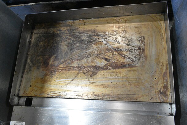 Sierra Stainless Steel Commercial Countertop Flat Top Griddle.  - Image 2 of 4