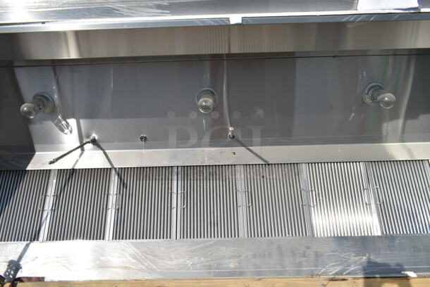 BRAND NEW! 11.5' CaptiveAire 5424 ND-2 Stainless Steel Commercial Grease Hood w/ Filters and Lights. - Image 4 of 11