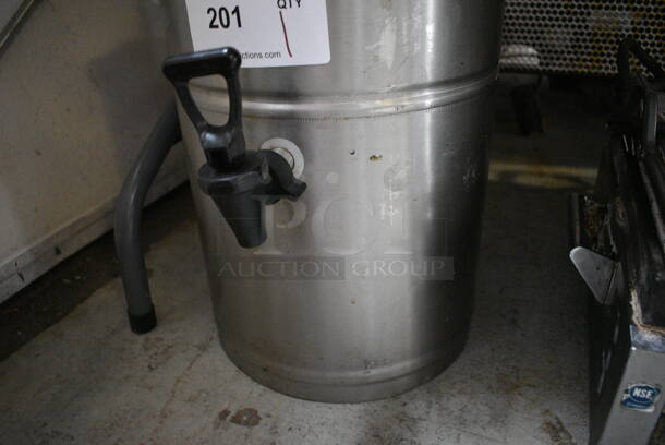 Stainless Steel Countertop Beverage Holder Dispenser. No Lid. 16x16x17 - Image 3 of 3