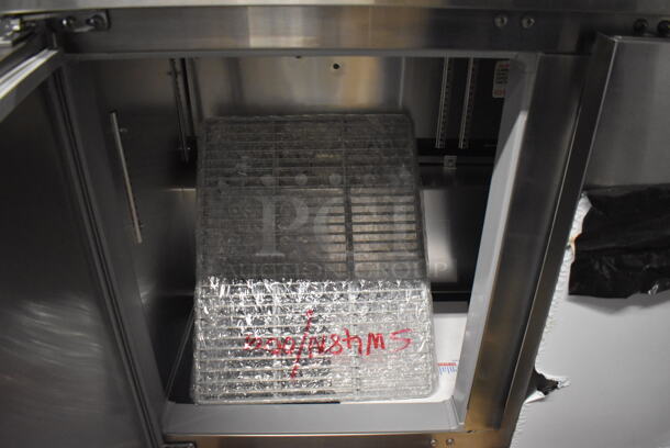 BRAND NEW! Continental SW48N Stainless Steel Commercial 2 Door Undercounter Cooler. 115 Volts, 1 Phase. 48x31.5x32. Tested and Working! - Image 6 of 6