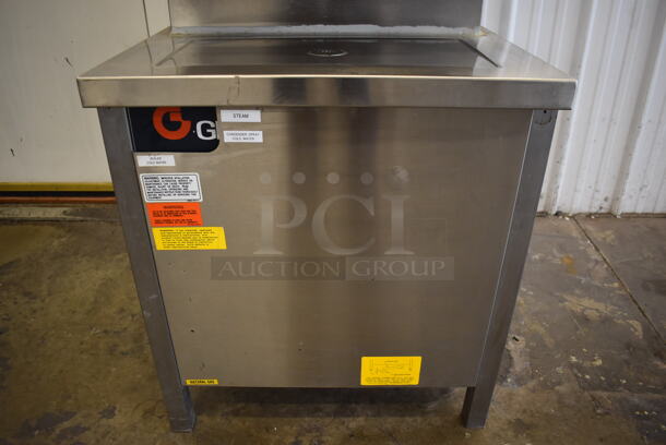 Groen HY-10SG HyPlus Stainless Steel Commercial Natural Gas Powered 2 Deck Steam Cabinet. 24x34x72 - Image 6 of 12