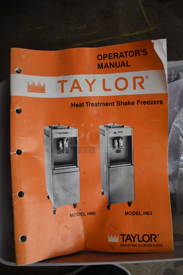 Taylor H60-27 Stainless Steel Commercial Water Cooled Single Flavor Soft Serve Ice Cream Machine on Commercial Casters. 208-230 Volts, 1 Phase. 19x32x60 - Image 10 of 11