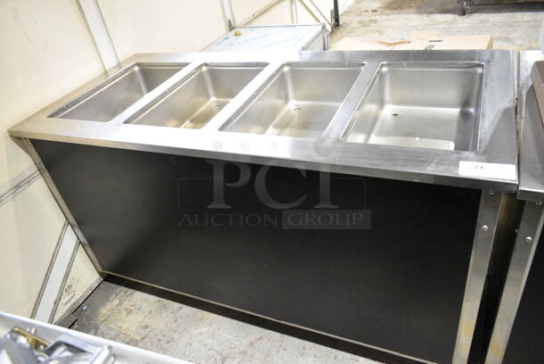 Vollrath 37040-00002-NNA Stainless Steel Commercial 4 Bay Steam Table Buffet Station on Commercial Casters. 120 Volts, 1 Phase. Cannot Test Due To Plug Style - Image 2 of 5
