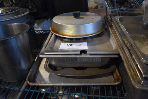 ALL ONE MONEY! Tier Lot of Various Metal Including Colander, Bowls, Drop In Bins and Sauce Pan - Image 4 of 5