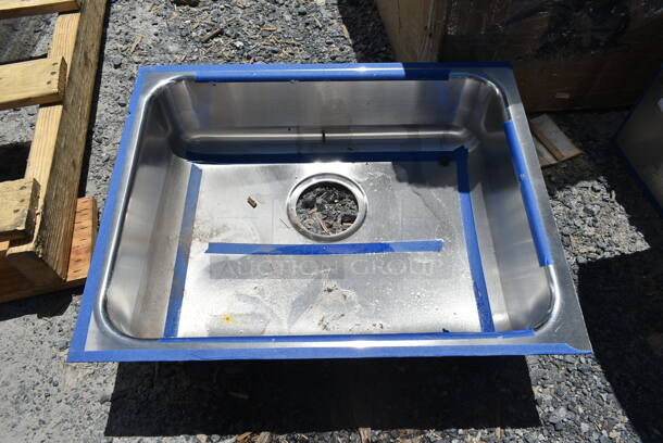 2 BRAND NEW SCRATCH AND DENT! Stainless Steel Single Bay Drop In Sinks. 2 Times Your Bid! - Image 5 of 6