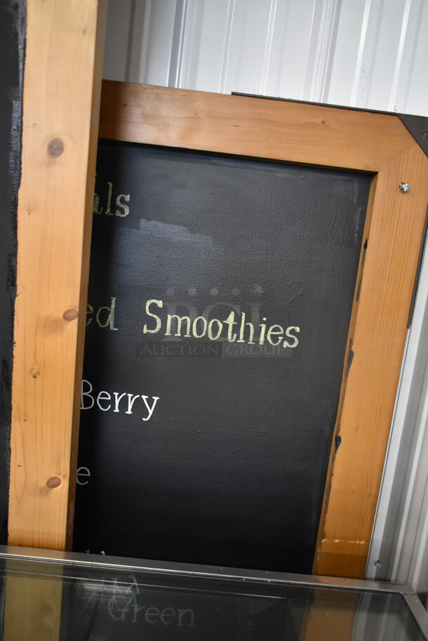 3 Framed Blackboard Menu Signs. 3 Times Your Bid! - Image 5 of 5