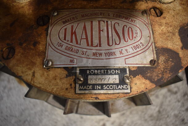 I Kalfusco Metal Commercial Countertop Manual Dough Divider.  - Image 4 of 4